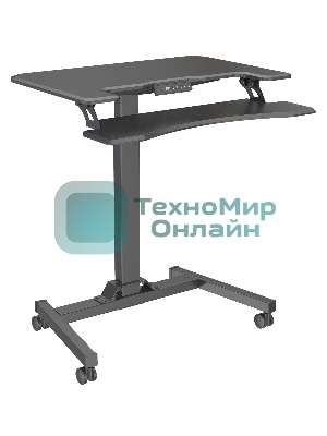 Стол для ноутбука Cactus VM-FDE103 столешница МДФ черный 91.5x56x123см (CS-FDE103BBK)