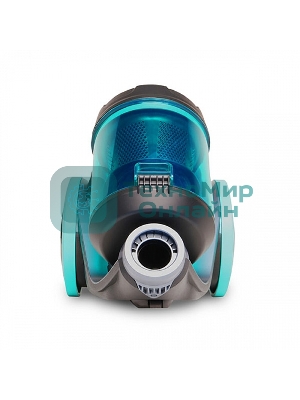 Пылесос BQ VC1607C серый-голубой, 420/1600 Вт, уборка сухая, пылесборник контейнер, 3 л