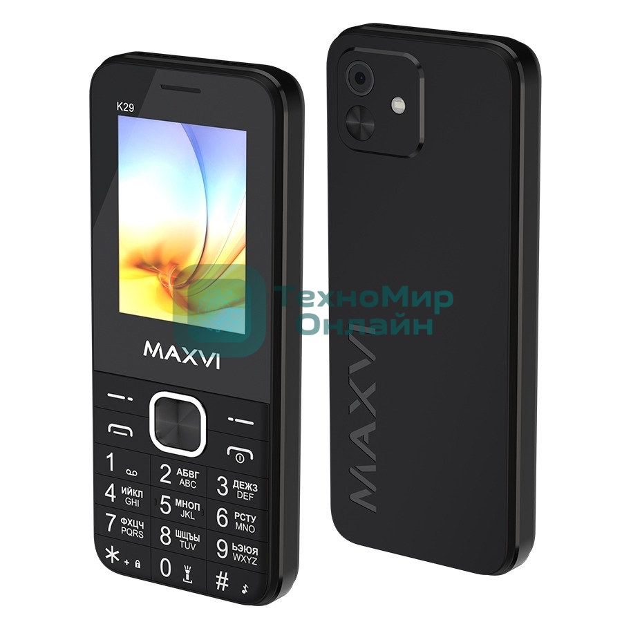 Мобильный телефон Maxvi K29 черный