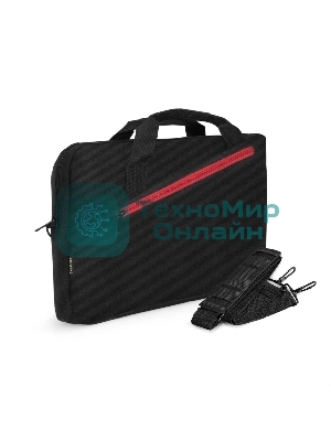 Сумка для ноутбука ExeGate Start S1518 Black, черная, полиэстер, для ноутбуков до 15.6