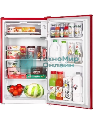 Холодильник Maunfeld MFF83RR красный однокамерный 85л