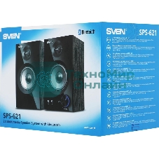 Акустическая система SVEN АС SPS-621, черный (28 Вт, Bluetooth)