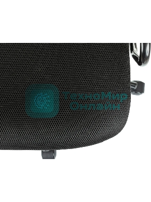 Кресло Бюрократ CH Balance-Low черный экокожа низк.спин. крестов. металл