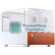 Корпус Jonsbo V12, Micro-Tower, белый, 2 x 120 мм