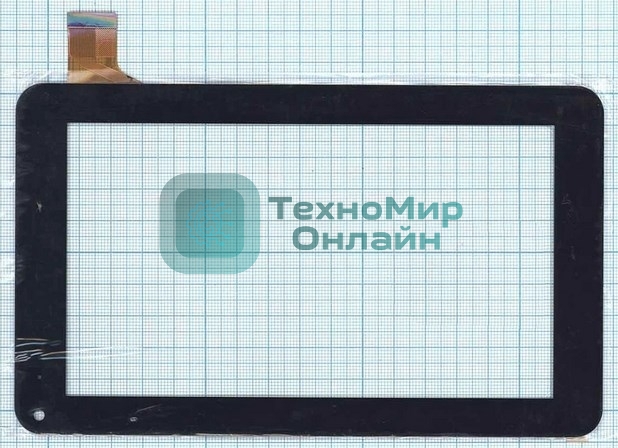 Сенсорное стекло (тачскрин) CZY6411-F728H/S738, черное