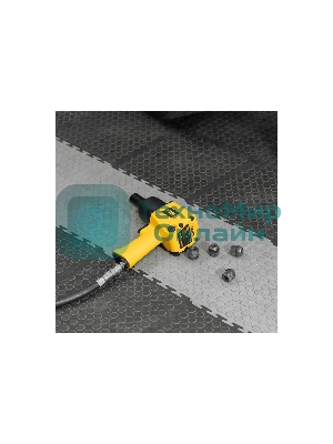 Ударный пневмогайковерт Denzel IW860+набор головок, 1/2