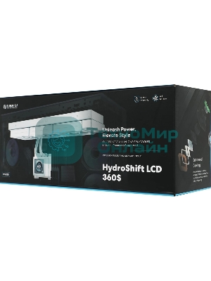 Система жидкостного охлаждения Lian-Li HydroShift LCD 360S Soc-AM5/AM4/1700 белый 4-pin 29.8dB Al+Cu LCD 330W Ret (G89.GHSLCD36SW.R0)