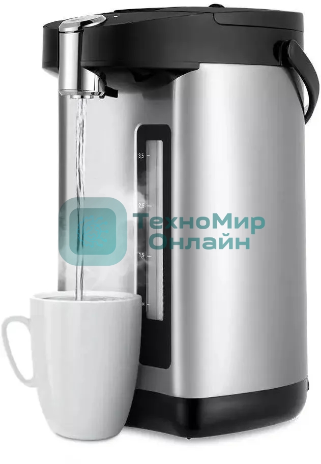 Термопот Kitfort КТ-2514 4.3л. 900Вт серебристый/черный