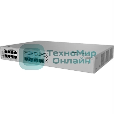 Коммутатор Huawei S310S-8P4JX (L2+, 8*10/100/1000BASE-T ports (128 W PoE+), 2*10GE SFP+ ports, 2*2.5GE SFP ports, built-in AC power, Fanless)