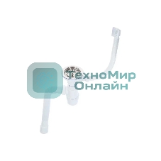 Сифон Элит с нерж. чашкой d114мм, переливом гофротрубой L800 мм. (3½