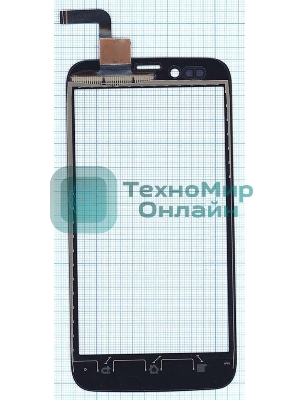 Сенсорное стекло (тачскрин) для Archos 50 Platinum MCF-050-0995-V2, черное