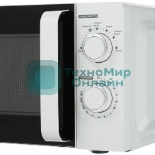 Микроволновая печь JVC JK-MW120M белый, 20 л, 700 Вт, переключатели - поворотный механизм