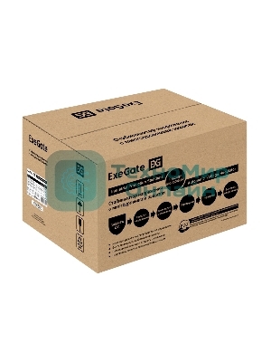 Стабилизатор напряжения ExeGate Expert AS-20000 (20000ВА, вход 140-260В, цветной дисплей, выход 220В±8%, КПД 98%, 5 уровней защиты, задержка, усиленный метал. корпус, клем.колодка, RTL)