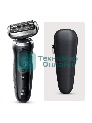 Электробритва сетчатая Braun Series 7 71-N1000S реж.эл.:3 питан.:аккум. черный