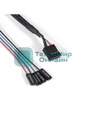 Корпус для майнинга ExeGate EX288960RUS Pro 8-650 без БП, 2*USB, 6*fan 120мм, места под: 8 видеокарт, 1 БП