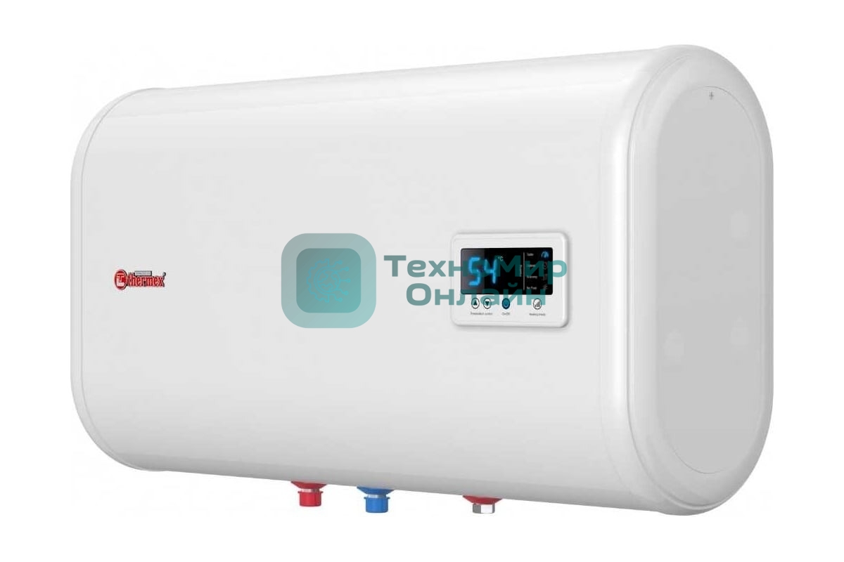 Водонагреватель электрический Thermex IF 80 H (pro) белый, накопительный, 80 л, 2 кВт, настенный, горизонтальный, плоский