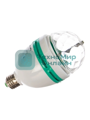 Лампа светодиодная ОНЛАЙТ 61120 OLL-DISCO-3-230-RGB-E27