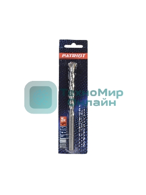 Сверло EDGE by PATRIOT по бетону 12x150 мм, 1 шт в блистере