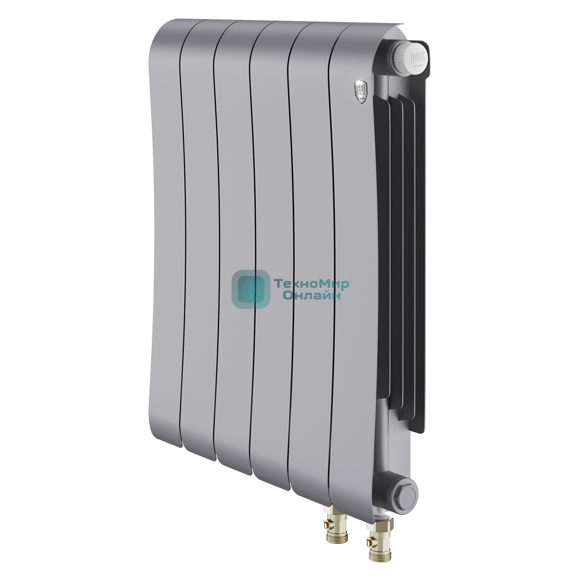 Радиатор Royal Thermo Infinity 500 Silver Satin VR80 - 6 секц.