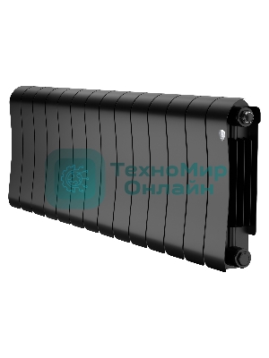 Радиатор биметаллический Royal Thermo Infinity 300 Noir Sable - 14 секц.