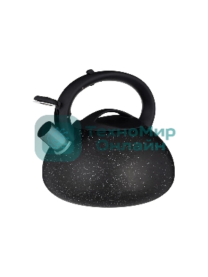 Чайник для плиты AGNESS 907-080 Black Marble нерж. 3 л