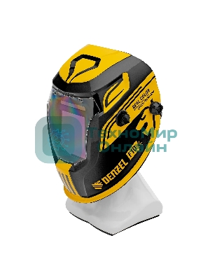 Щиток защитный лицевой (маска сварщика) Denzel F10, см. окно 100х96, Real Color, DIN 4-8/9-13