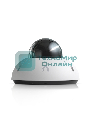 Купольная камера 4K PoE Ubiquiti UniFi Protect Camera G6 Dome White с ночным видением, интеллектуальным распознаванием и прочным антивандальным корпусом.