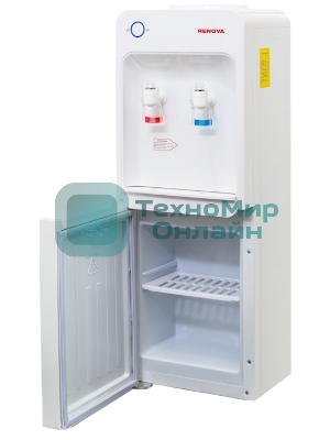 Кулер для воды Renova DT-F2C, верхняя загрузка, нагрев 95 °С, охлаждение 8 °С, белый