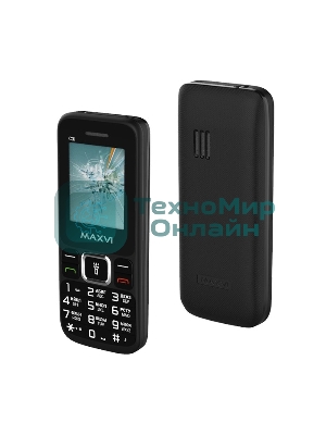 Мобильный телефон Maxvi C3i черный