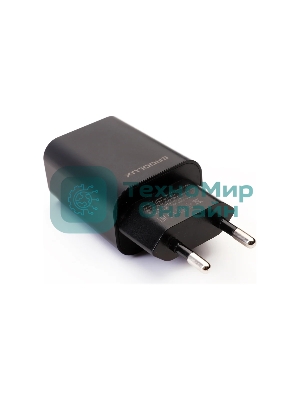 Сетевое зарядное устройство Ergolux ELX-РA01P-C02 ПРОМО 1USB 100-220В 5в/2А пакет черный