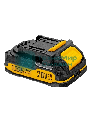 Дрель-шуруповерт Denzel CDH-BL-20, 20 В, 2 Ач, 50 Нм, бесщеточный