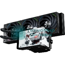Водяное охлаждение для процессора Thermalright Wonder Vision 360 Turbo (360мм, LED, Black, ARGB/Fans: 3x120мм, 120.38CFM, 44.7dBA, 3000RPM/Pump height 107мм, 6400RPM, Rad thickness 27мм/S: 1700, 1200, 1851, 115X, 2011, 2066, AM5, AM4)