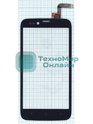 Сенсорное стекло (тачскрин) для Archos 50 Platinum MCF-050-0995-V2, черное