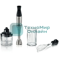 Блендер погружной Bosch MSM6M821 1200 Вт, нержавеющая сталь/черный
