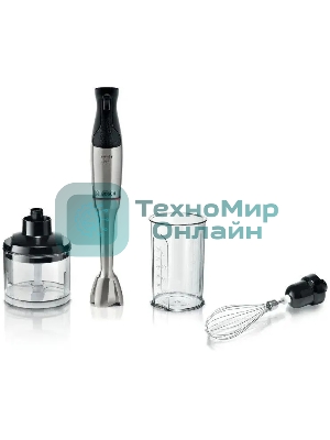 Блендер погружной Bosch MSM6M821 1200 Вт, нержавеющая сталь/черный
