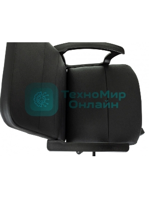 Кресло Бюрократ Triest черный, экокожа