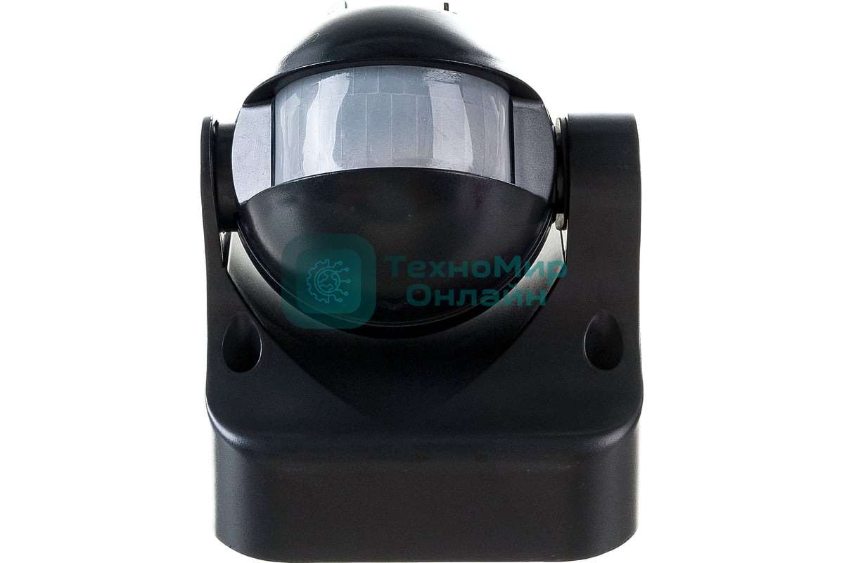 ИК датчик движения наст. EKF PROxima 1200Вт 180гр. до 12м IP44 MS-39b черный