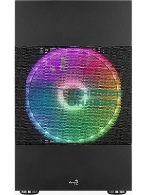 Компьютерный корпус Aerocool/Formula Atomic V1 без БП, mATX, боковое окно (закаленное стекло), черный