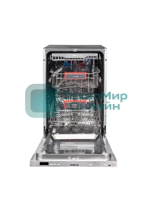 Посудомоечная машина Timberk Set&Dry T-DW45BI103 серебристый (узкая)