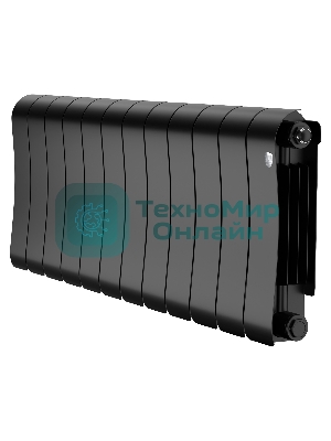 Радиатор биметаллический Royal Thermo Infinity 300 Noir Sable - 12 секц.