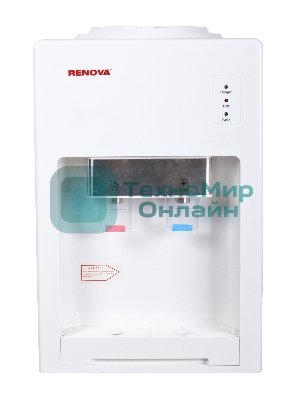 Кулер для воды Renova DT-T1, верхняя загрузка, нагрев 95 °С, охлаждение 8 °С, белый