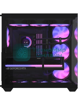 Корпус Formula Crystal Z2 Plus AR V2 Black, Midi-Tower, чёрный, 4 x 120 мм