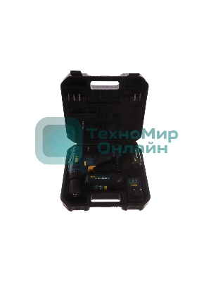 Дрель-шуруповерт аккумуляторная Fit 80189, Аккумуляторная, 18В, 2 АКБ, Кейс