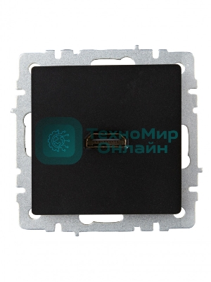 Розетка HDMI IEK BRITE РHDMI-0-БрЧ черный