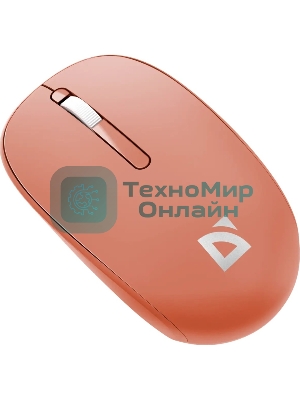 Мышь беспроводная Defender Smart MM-396 красный, 1600 dpi, радиоканал, Bluetooth, USB, кнопки - 3