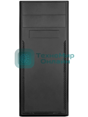 Компьютерный корпус c блоком питания 500 Ватт/Case Foxline FL-302-FZ500R ATX case, black, w/PSU 500W 12cm, w/2xUSB 2.0, w/pwr cord, w/o FAN