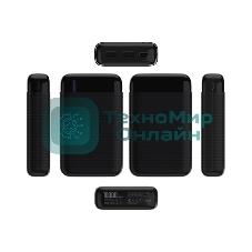 Внешний аккумулятор Maxvi PB10-07 10000 мАч, 2A, 2хUSB/Type-C/MicroUSB