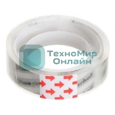 Клейкая лента канцелярская Silwerhof 481054 прозрачная шир.12мм дл.33м 35мкр полипропилен спайка