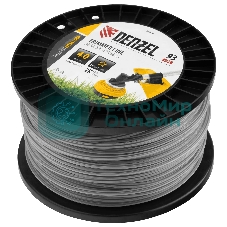 Леска для триммера Denzel двухкомпонентная звезда, 4,0 мм х 93 м, на DIN катушке EXTRA CORD