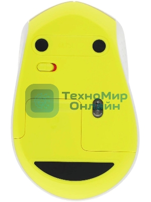 Мышь беспроводная Logitech M330 SILENT PLUS белый, 1000 dpi, радиоканал, USB, кнопки - 3